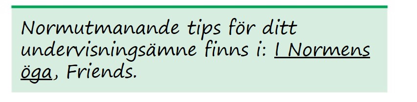 Normutmanande tips grön